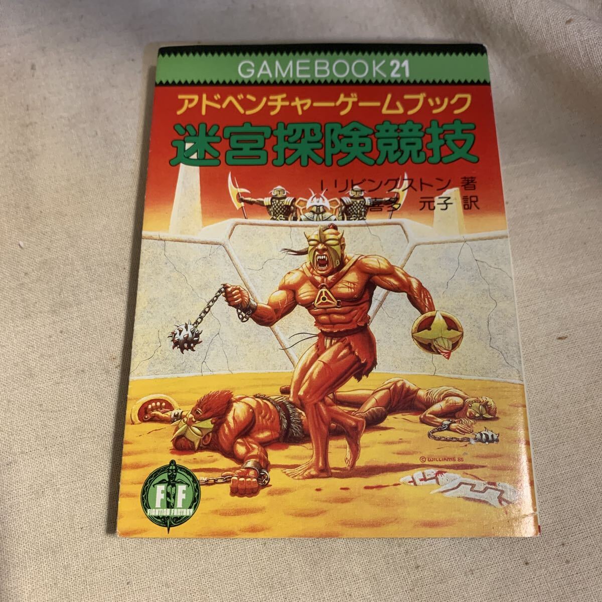 やや傷や汚れあり】アドベンチャー ゲームブック 恐怖の神殿 ☆ GAME