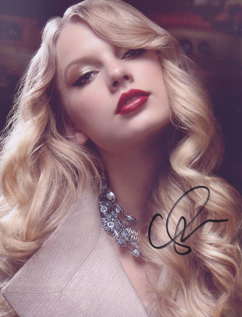 お宝…テイラー・スウィフト直筆サイン入り2Lサイズ写真… テイラー・スウィフト直筆サイン入り2Lサイズ写真…12 2025年最新