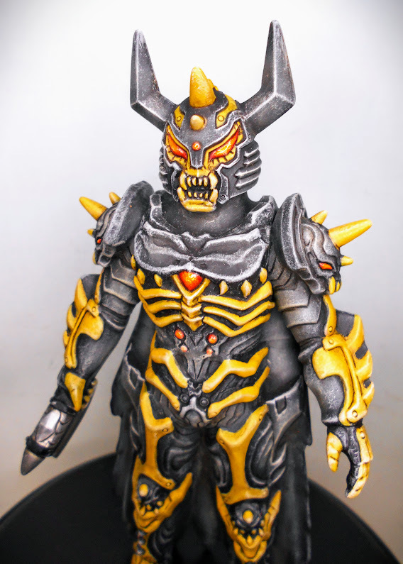 ウルトラ怪獣ソフビ サドラ デットン 改造リペイント完成品の落札情報