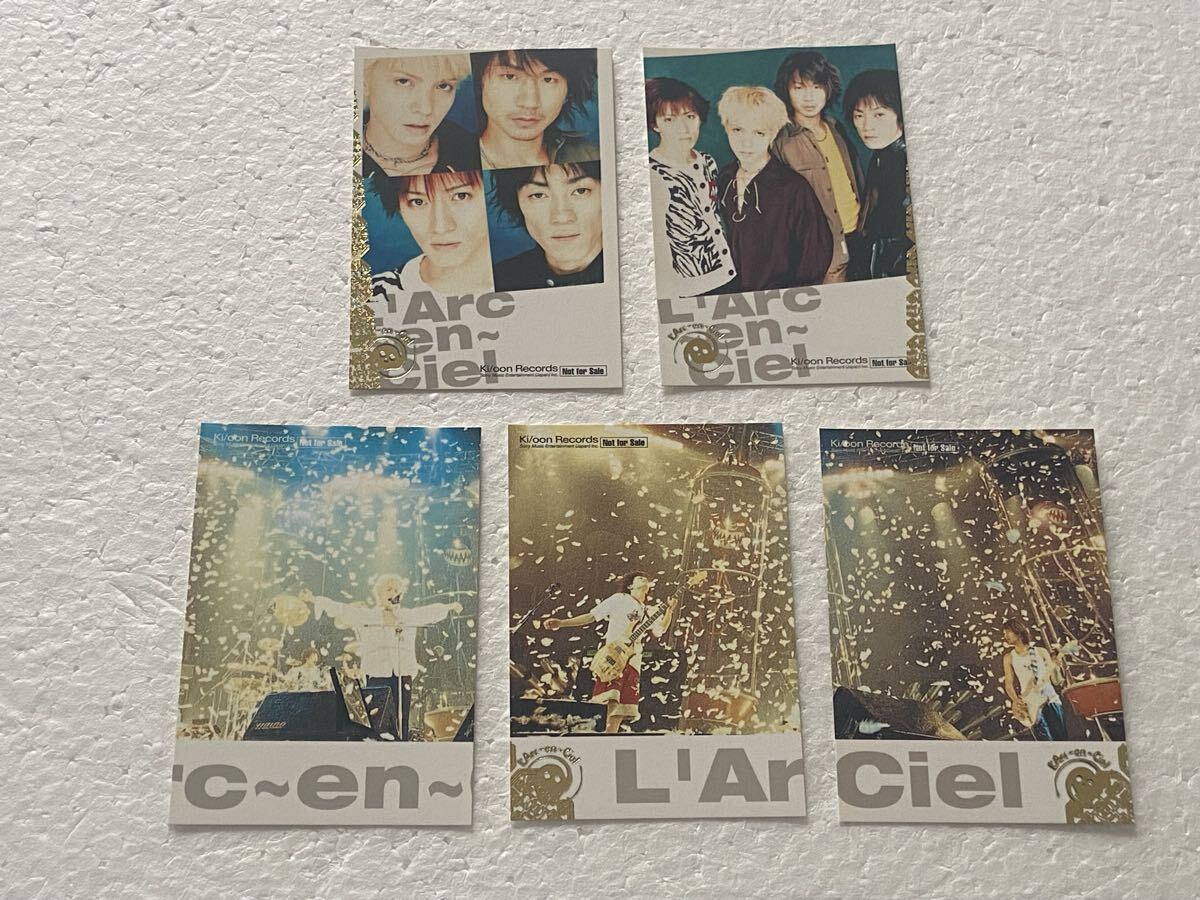 初版 L'Arc～en～Ciel オフィシャルトレーディングカード パーフェクト