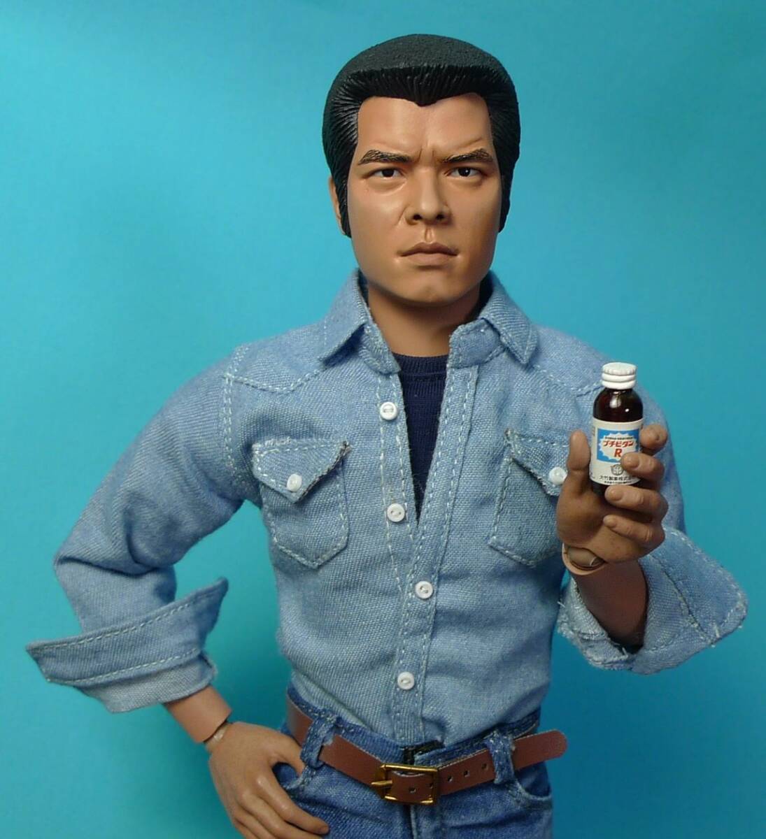 中古】12インチ カスタム フィギュア 太陽にほえろ 萩原健一 マカロニ