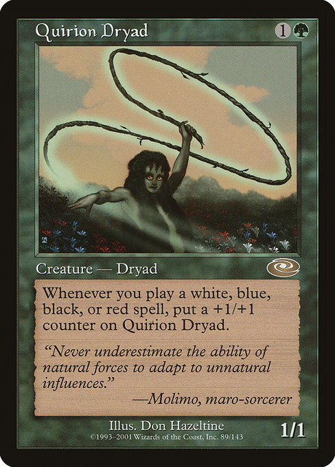 MTG【日本語】【FOIL】《クウィリーオンのドライアド/Quirion Dryad 