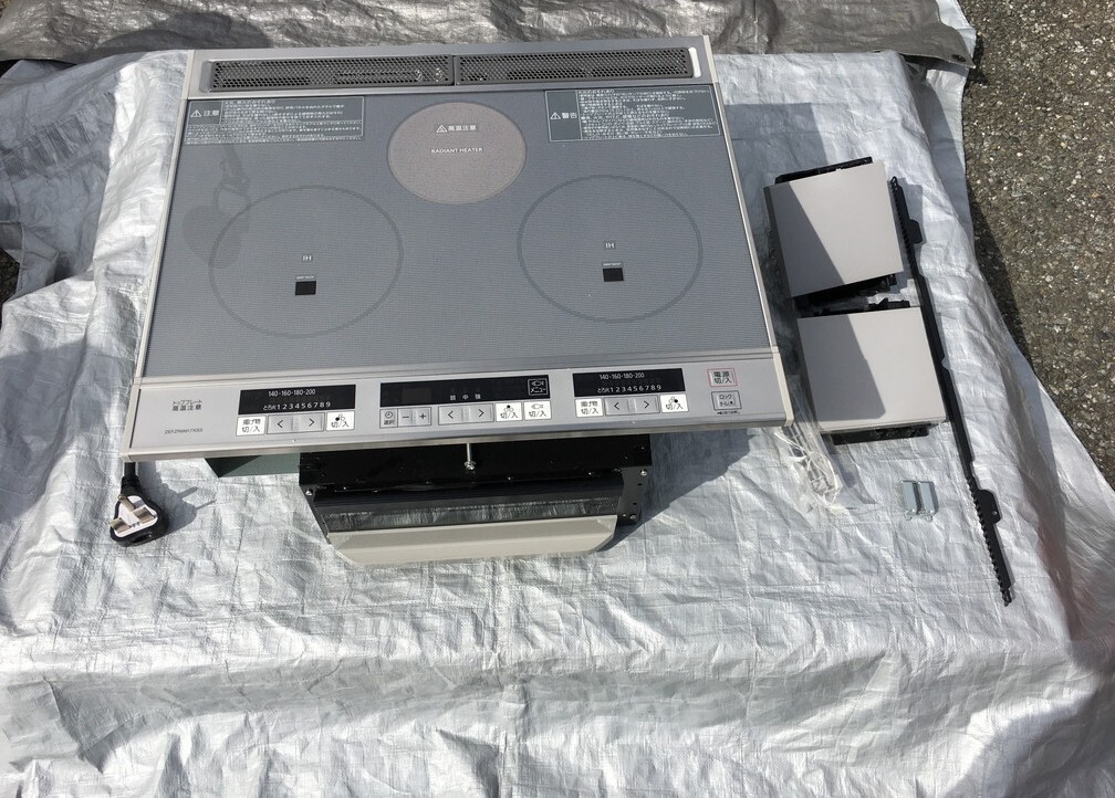 クリナップ ビルトイン IHヒーター ZEFZR6M17XSS 美品 2022年製