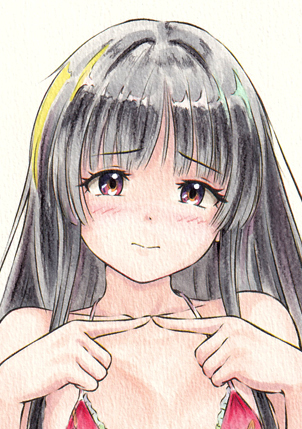 同人手描きイラスト☆東方Project☆蓬莱山輝夜☆