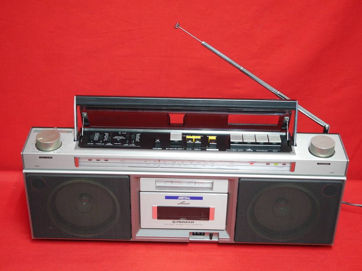 中古】PIONEERパイオニア ランナウェイ大型ラジカセ SK-750