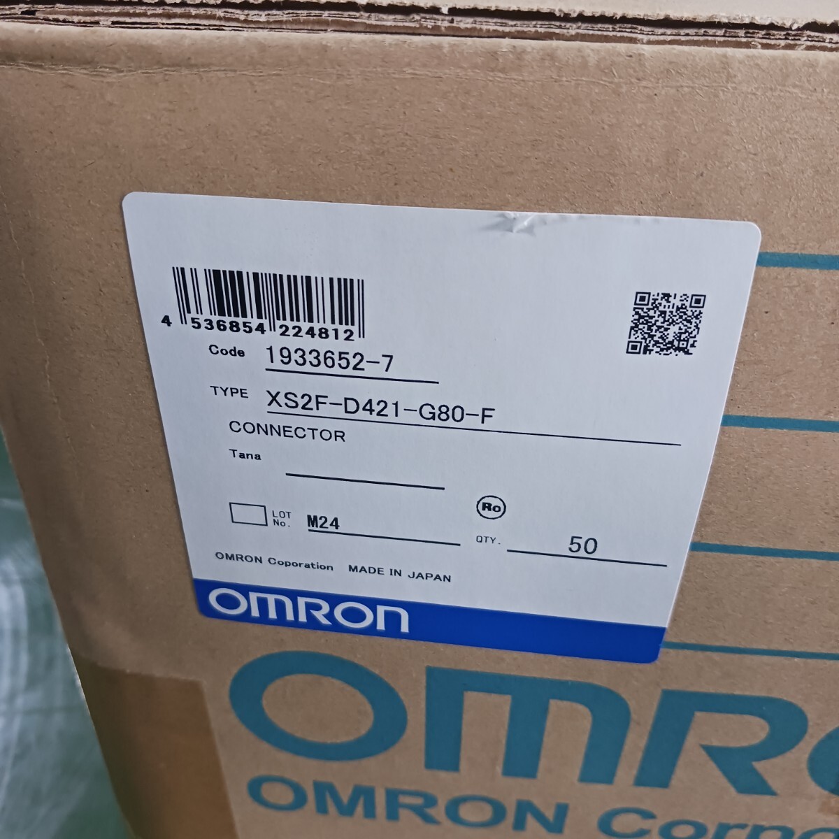 【未使用】【新品・未使用】オムロン/OMRON 丸型防水コネクタ XS2F-D421-G80-F 5M 10本セット②の落札情報詳細 ...