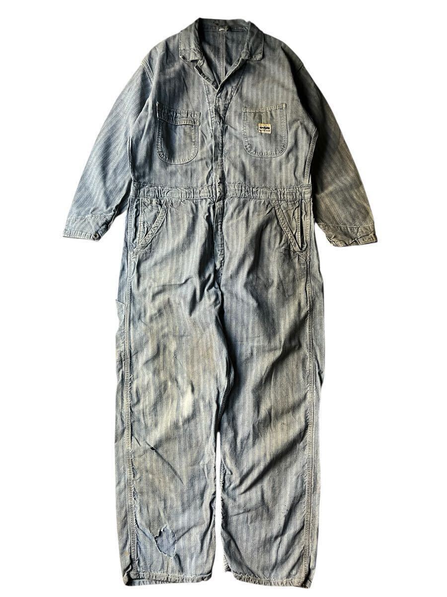 リー Lee 50s ビンテージ復刻 デニム オールインワン つなぎ