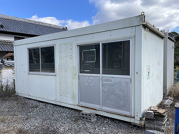 中古】□福井発□ナガワ スーパーハウス 単棟 ユニットハウス コンテナ