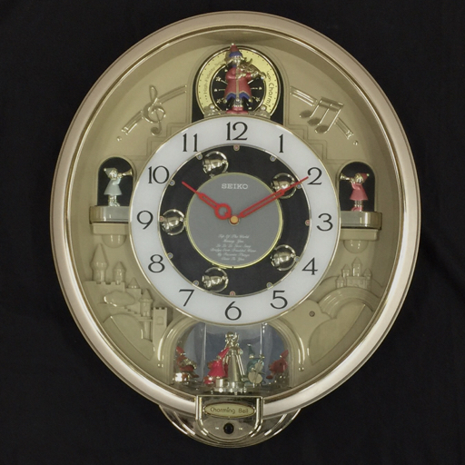 中古】セイコー チャーミングベル RE537N SEIKO リズム時計 掛け時計の