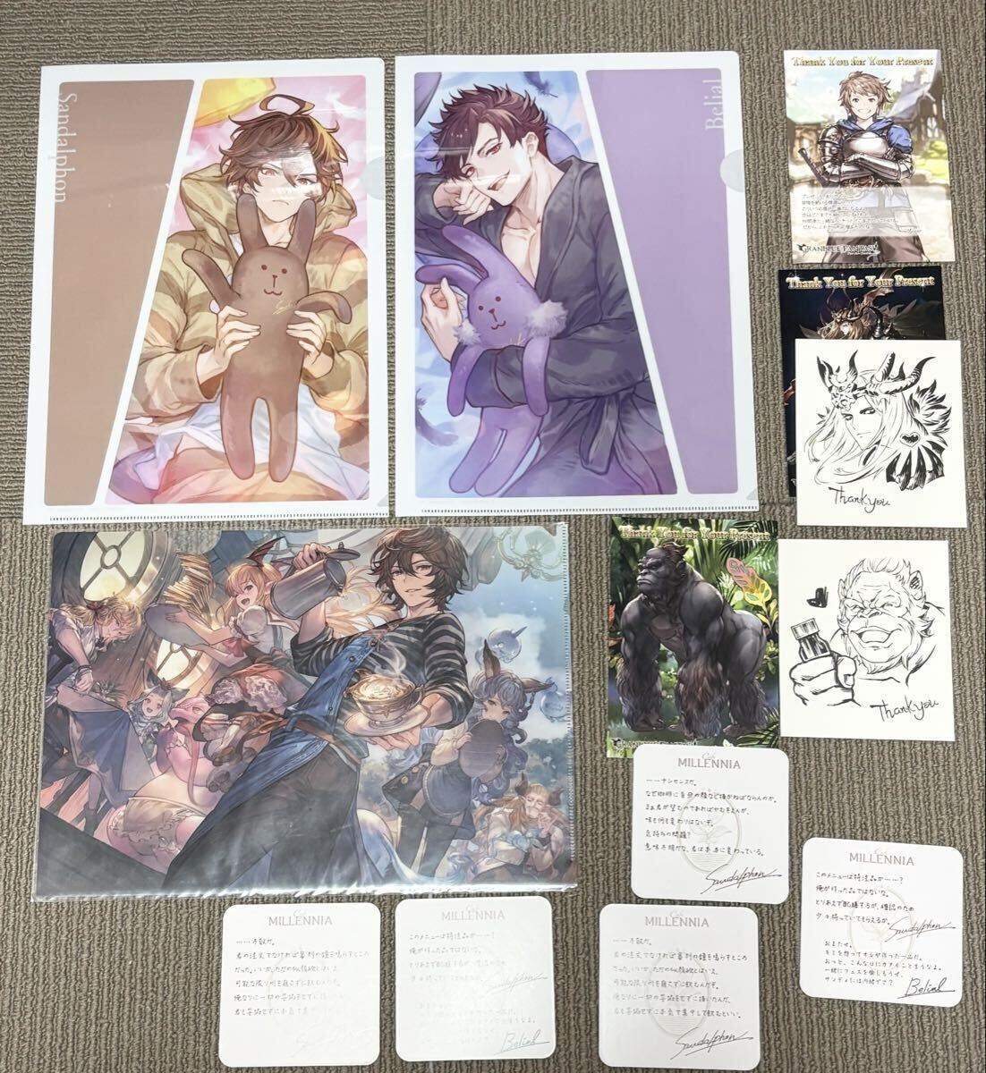 グランブルーファンタジー バレンタイン返礼品　ルシファー　2018〜 グラブル ルシファー バレンタイン お返し カード 2018