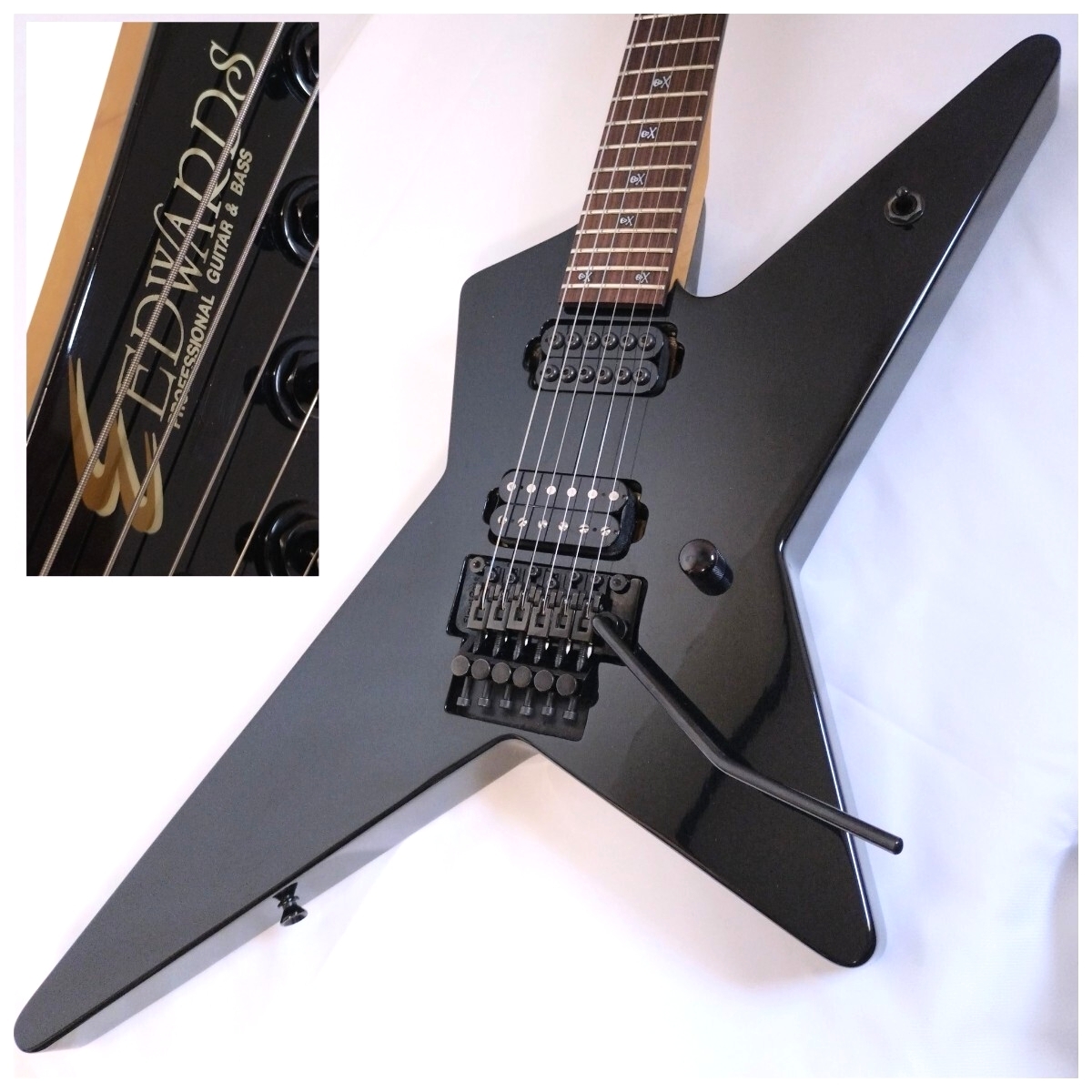 Edwards(エドワーズ) E-AS-36SM Anchang Star / アンプ内蔵ミニギター
