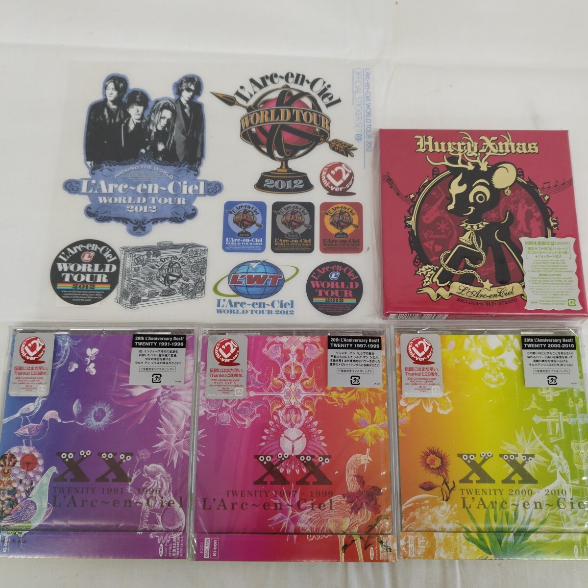レア！】ラルク 初期インディーズ時代 ステッカー 2枚セット L'Arc～en