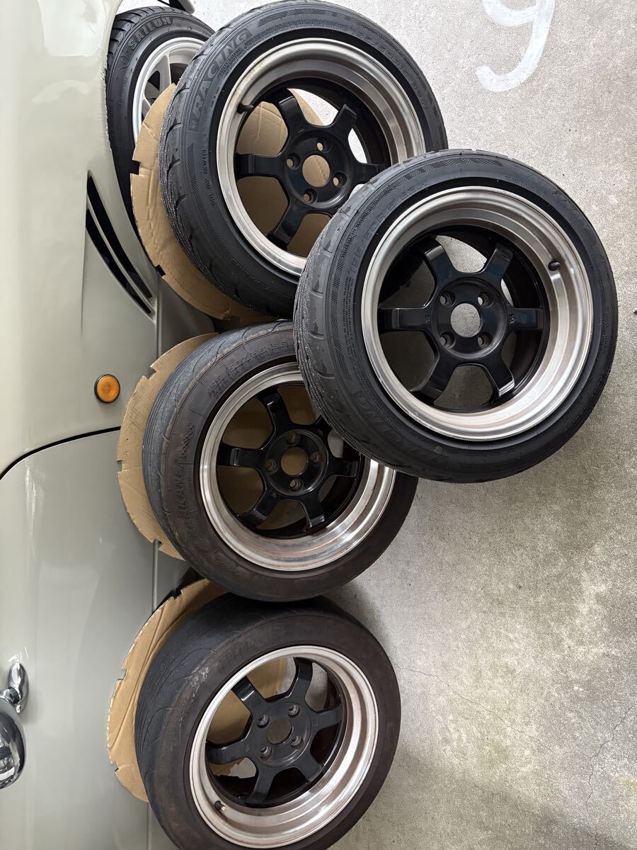 ENKEI エンケイ RPF1 15インチ 7J +35 4穴 PCD100 195/55R15付 4本