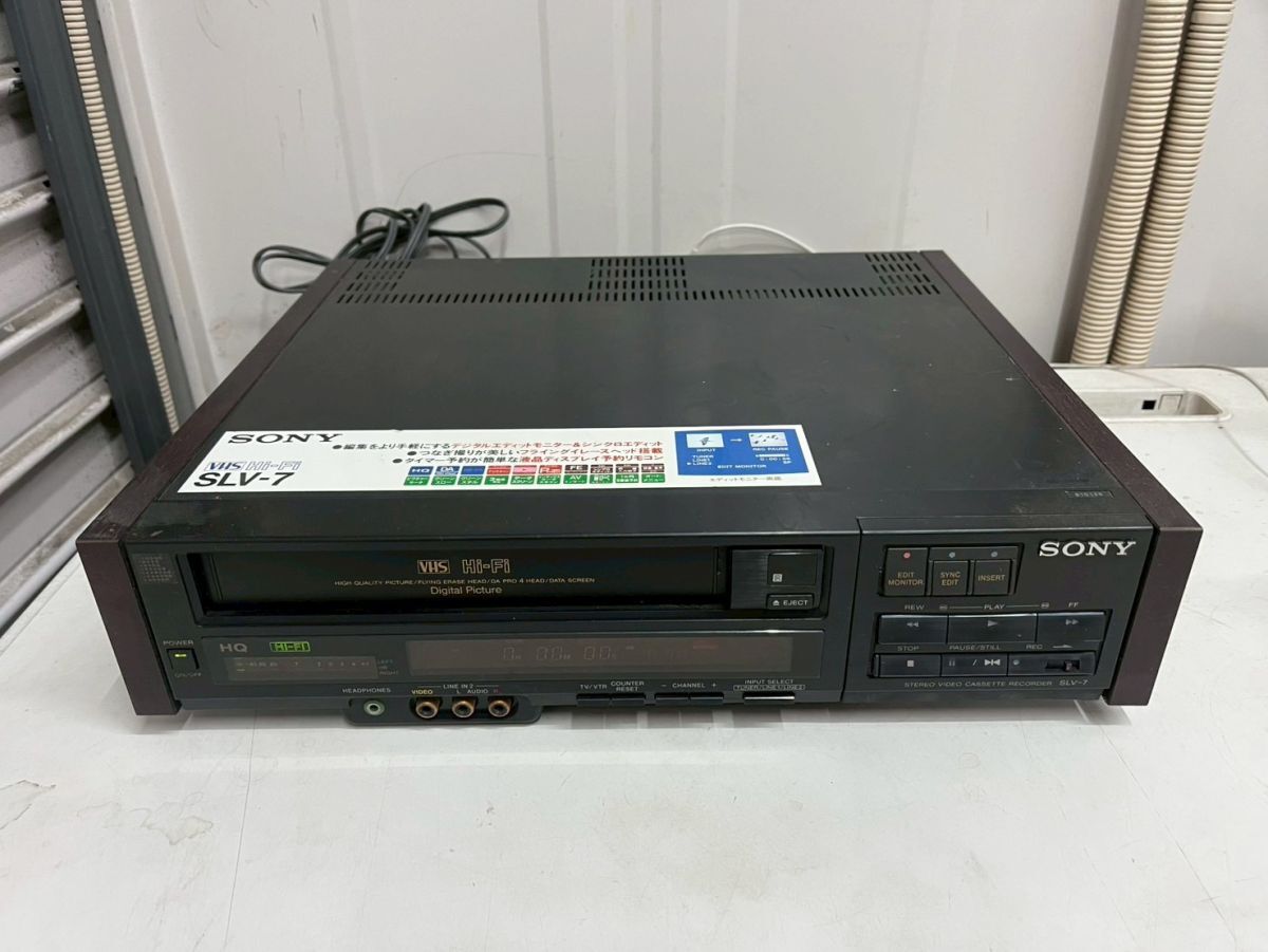 S-VHSビデオデッキ： SONY SLV-RX9 高画質モデル保証あり作動品の落札