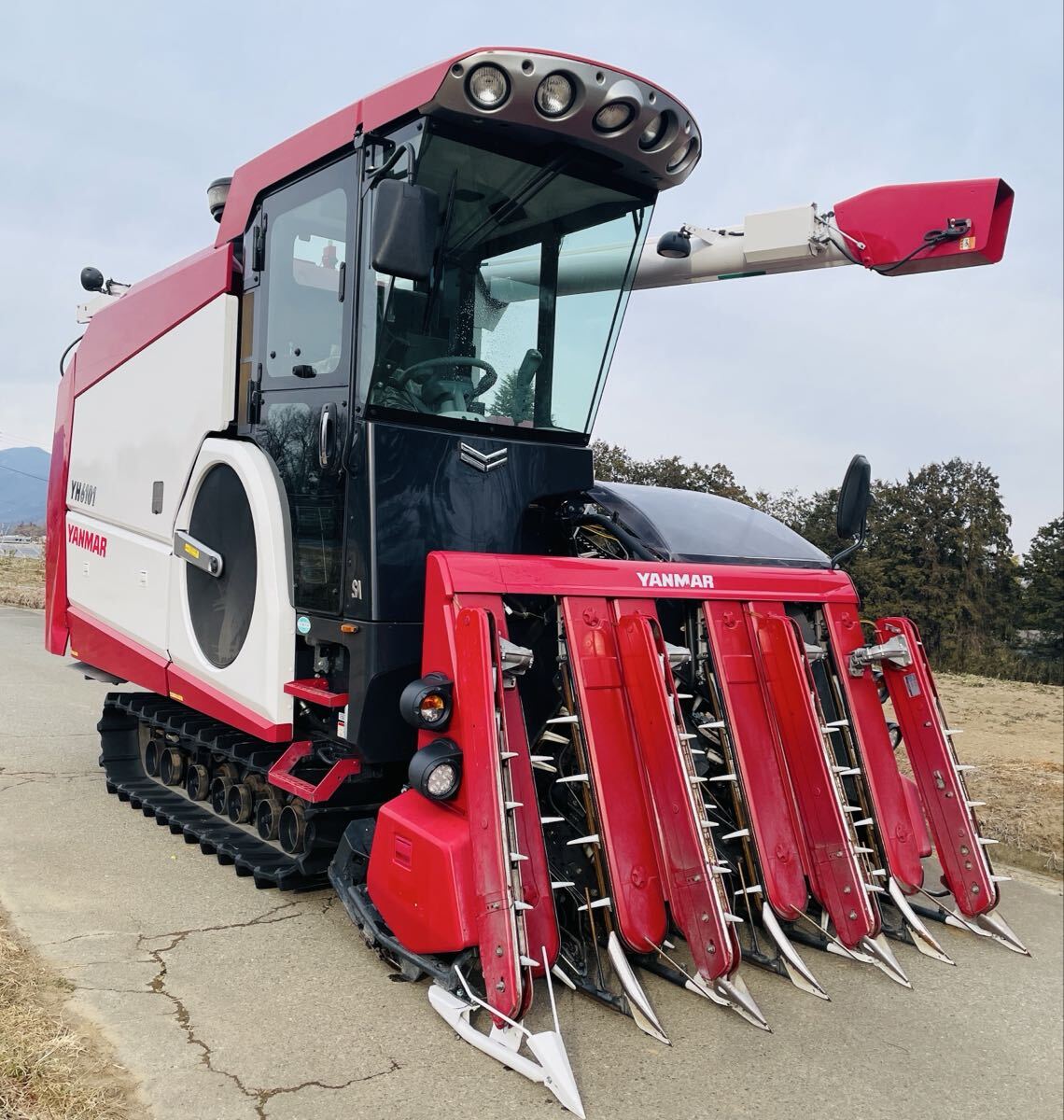 ヤンマー 4条刈り コンバイン CA365GH 車体水平 248時間 36馬力 OKデバイダ グレンタンク エコモード 刈取 稲刈り 中古品 中古】新潟 ヤンマー 4条刈 コンバイン CA355 GH グレンタンク 578時間