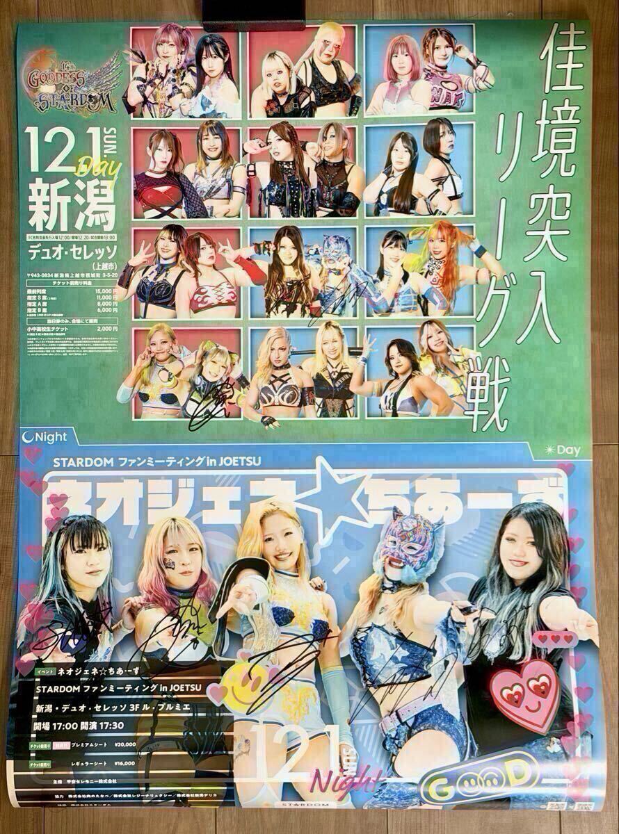 新品】スターダム 直筆サイン入り チェキ AZM 会場限定水着 STARDOMの