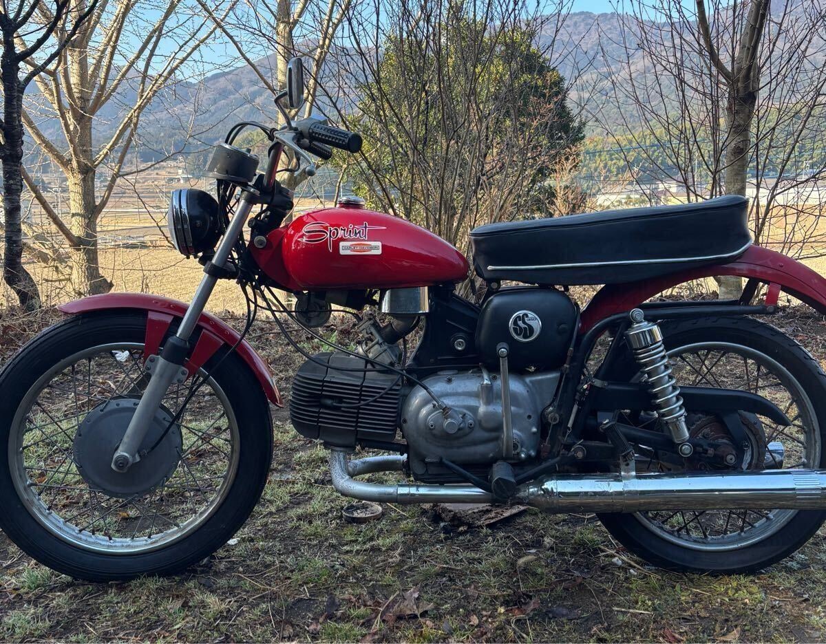 中古】ハーレー スプリント SS 1967 エンジン実働 仕上げベース車 (検 