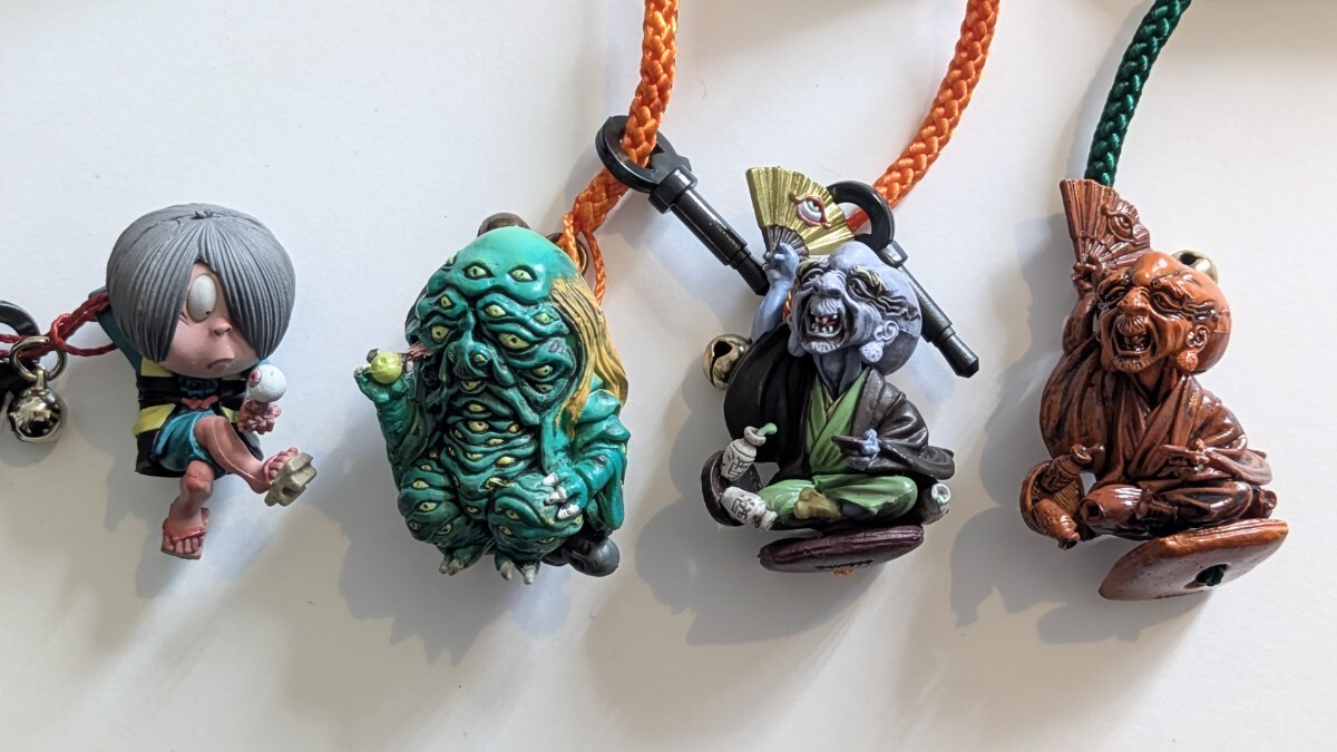 中古】エクスプラス ◎ 日本妖怪紳士録 3種 ぬらりひょん ダイモン 二