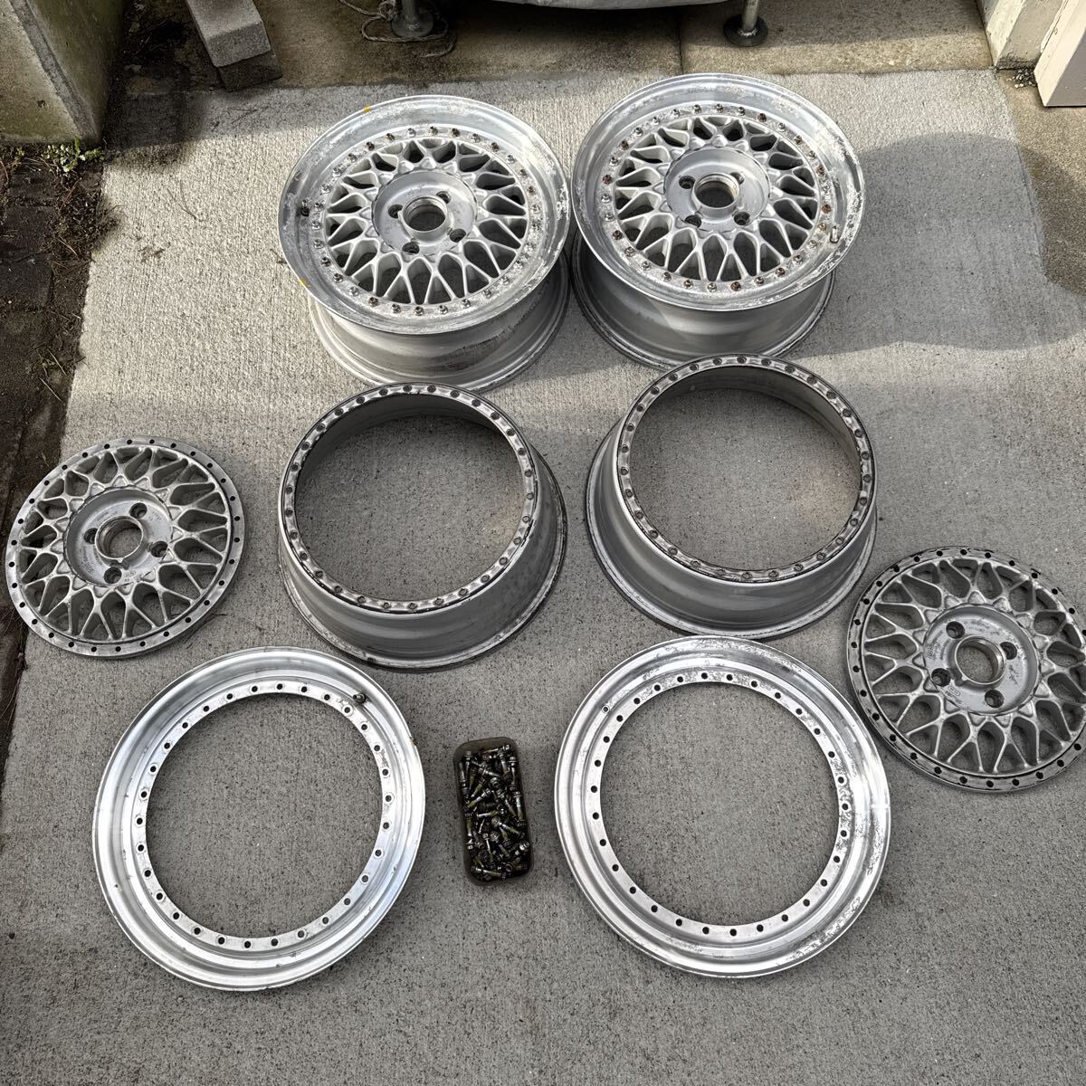 中古】BBS RS リバレル 8j+14 100 114.3 4h 15インチの落札情報詳細 