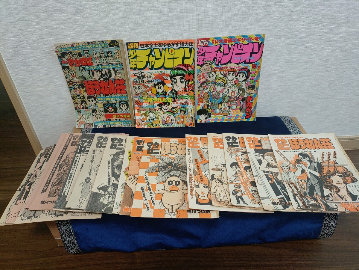 秋田書店 印刷複製サイン色紙 販売促進用 マカロニほうれん荘 鴨川