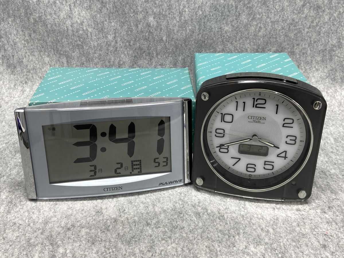 新品】【新品】逆転電波時計 美容院理容室に！ CITIZEN ネムリーナM719