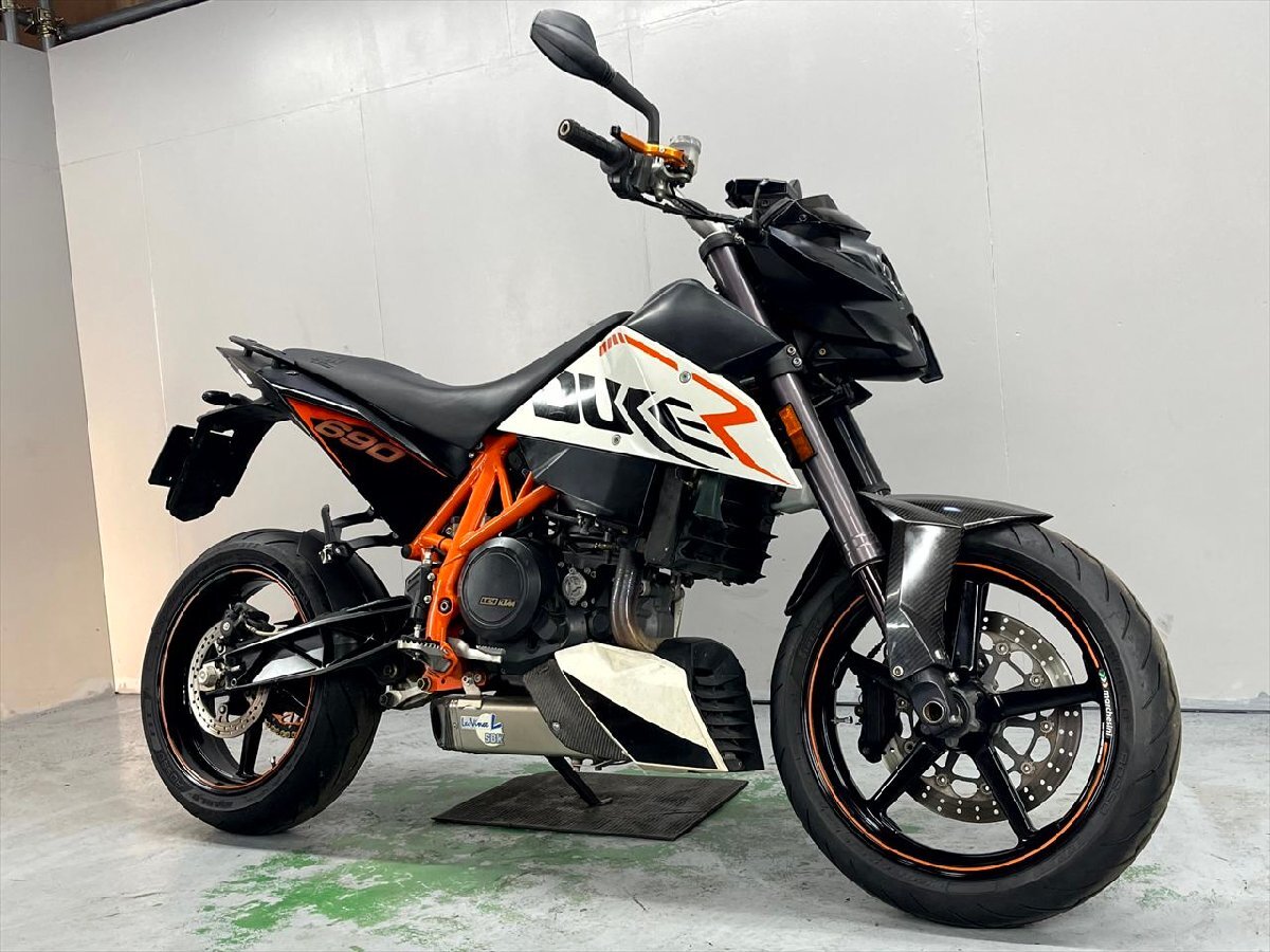 中古パーツ ZERO DUKE（デューク） ロング マフラー ヤマハ JOG ZR
