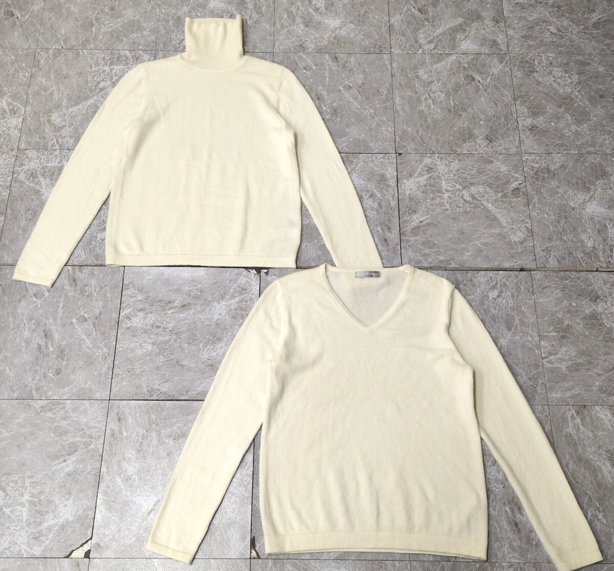 新品】ユニクロ UNIQLO カシミヤ タートルネックセーター Mサイズ 新品 