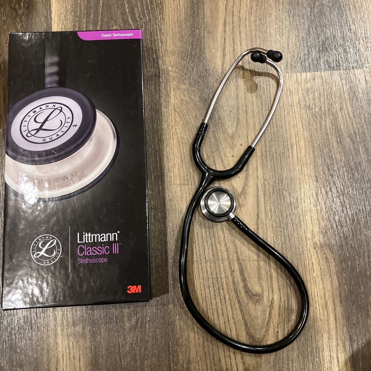 昭和レトロな古い聴診器 リットマン Littmann 3M Classic◇USA製