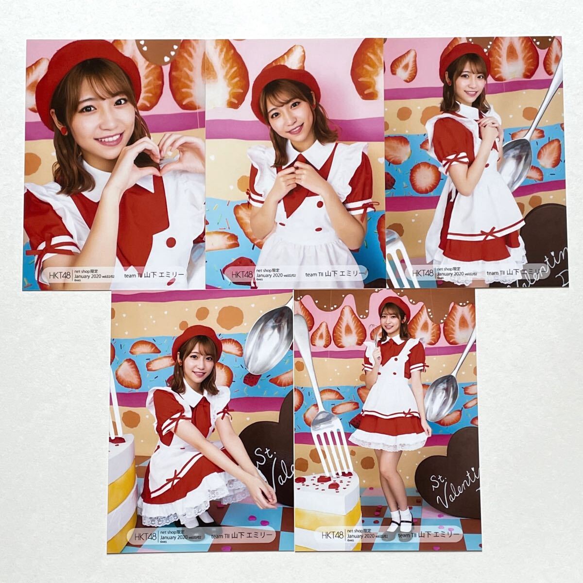 山下エミリー（元HKT48 チームT2 キャプテン）直筆サイン入りチェキ 新品】【当選品】山下エミリー(HKT48) サイン入りチェキ の落札情報