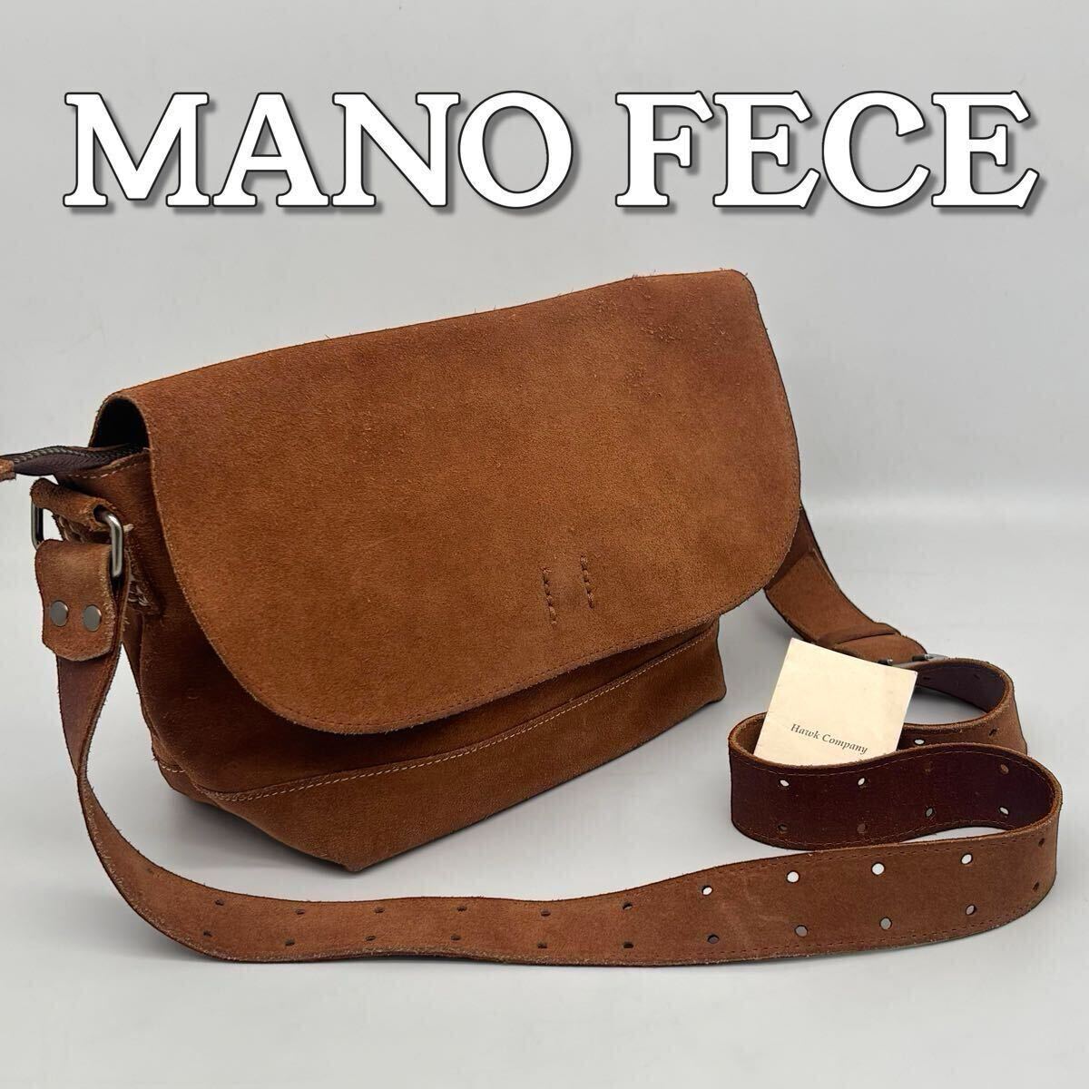 MANO FECE マノフェス レザーバッグ bag