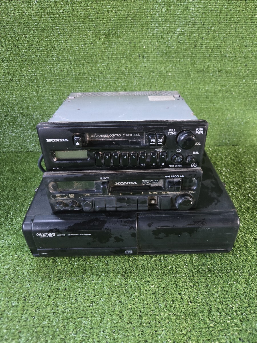 ホンダ Gathers GXC-7108SFW EG5 シビック カセットデッキの落札情報