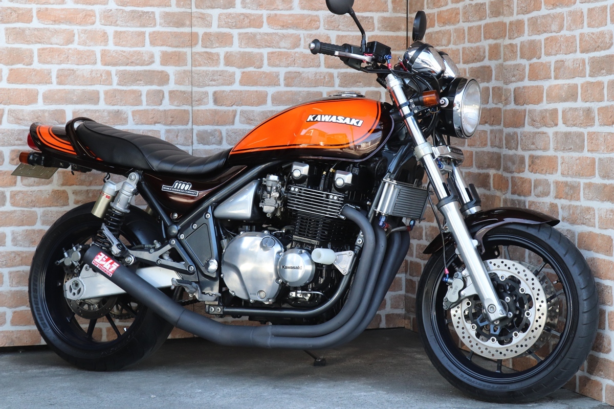 ゼファーχ 400cc Z2仕様 車検付き 火の玉カラー カスタム多数の落札