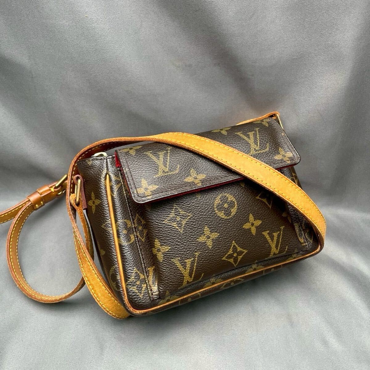06RFN 【美品】 Louis Vuitton ルイヴィトン リポーターPM モノグラム
