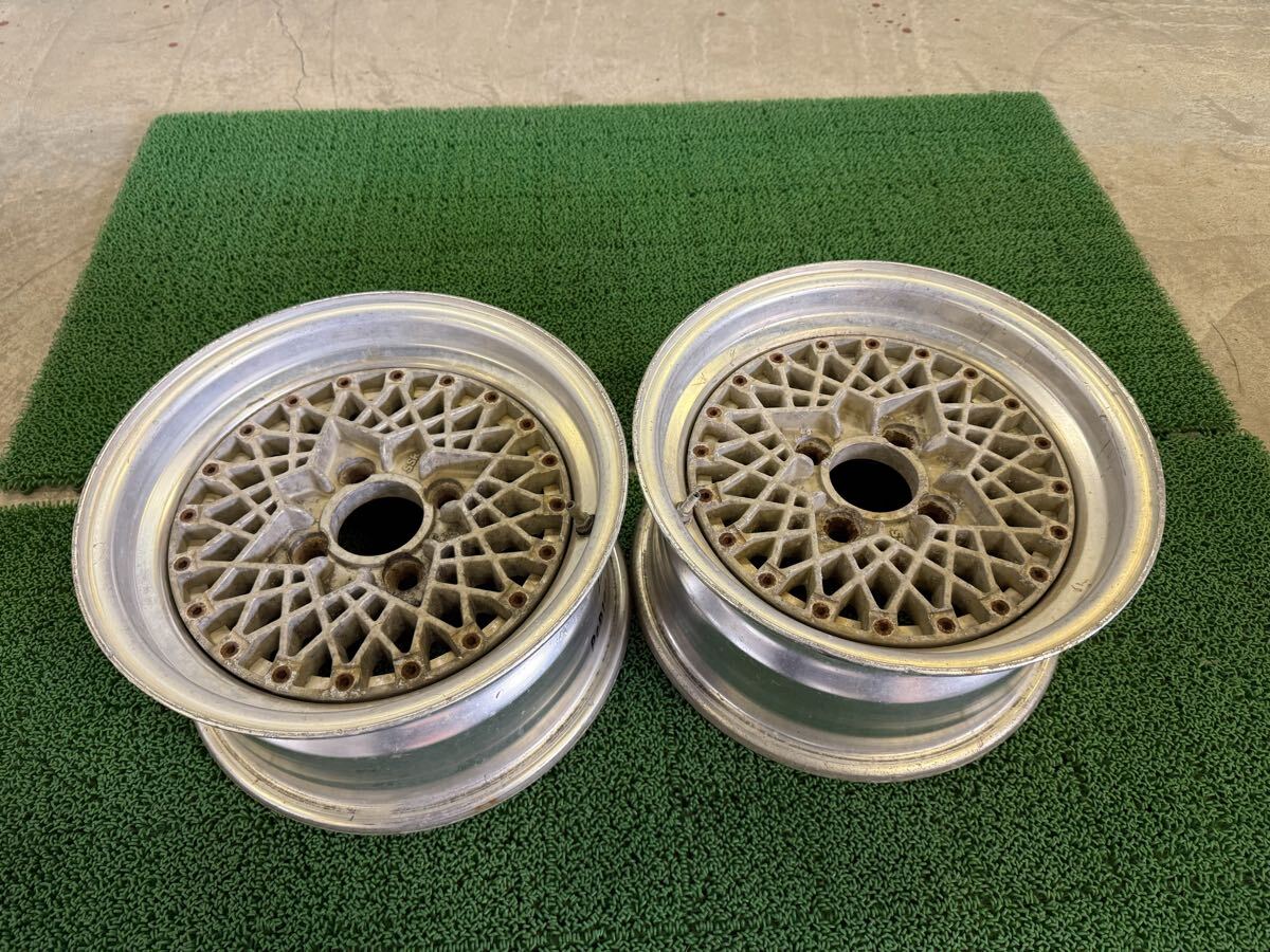 2本セット BBS 15×7J +24 PCD100 4穴 ハブ57