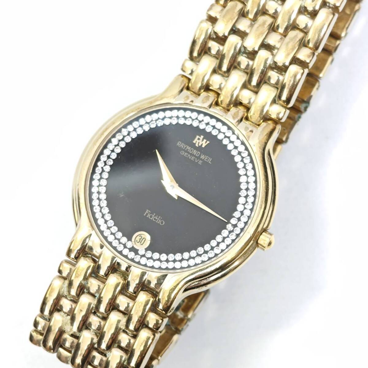 美品] 動作OK【RAYMOND WEIL】 レイモンド ウィル レディース ゴールド