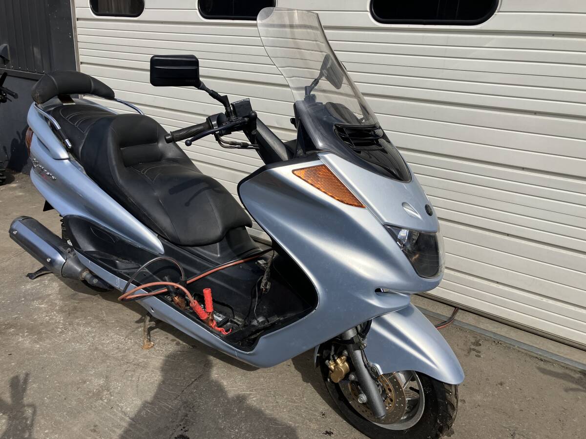 マジェスティ250-2 SG03J 黄色 バーH 実働/書付！ ☆売切り!の落札