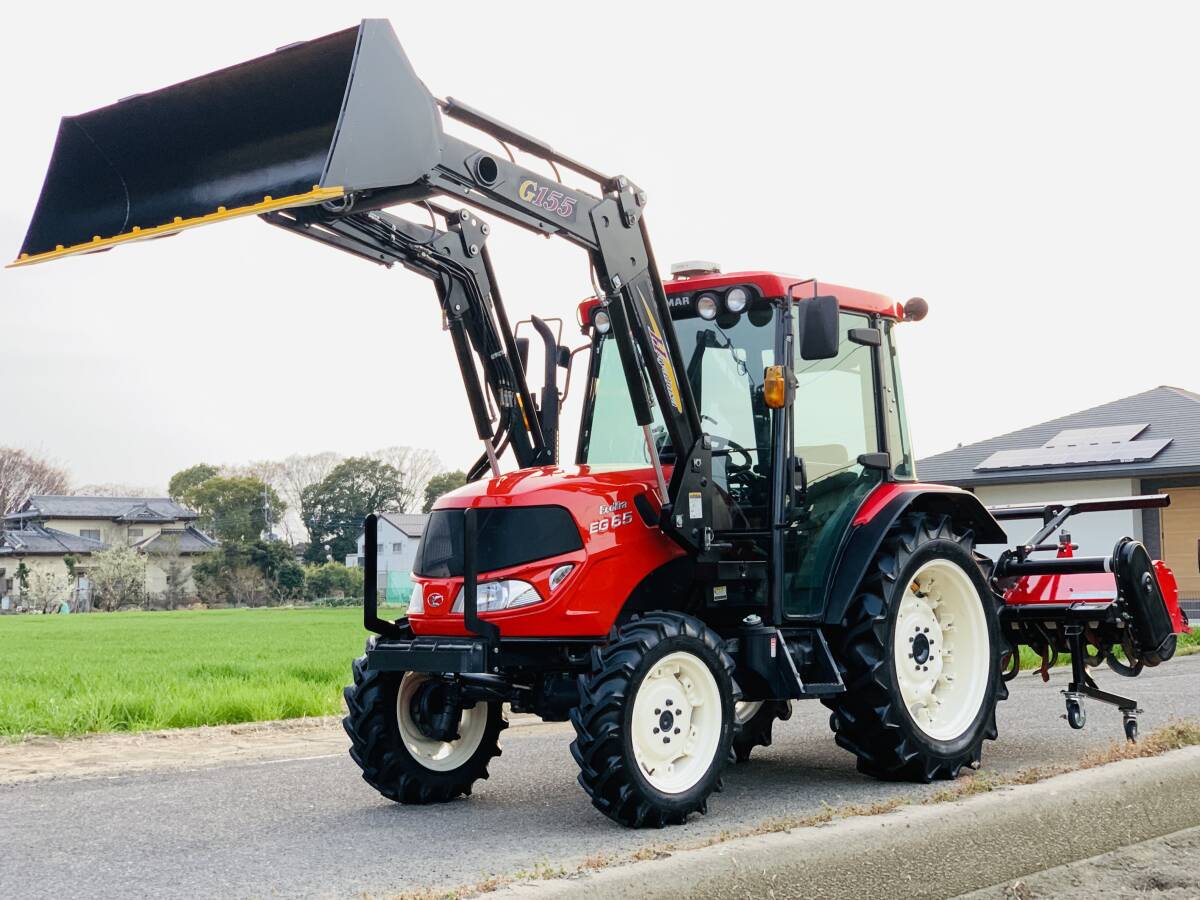 ヤンマー トラクターエコトラ AF655エアコンキャビン 55馬力 フロント