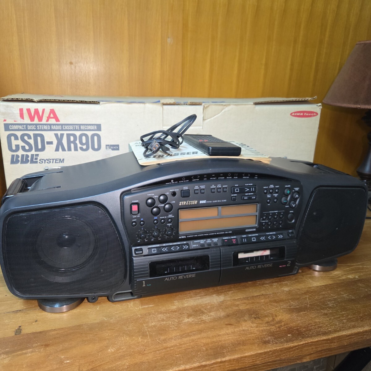 AIWA アイワ ラジカセ最高峰 STRASSER シュトラッサー CSD-XR90 CD 難