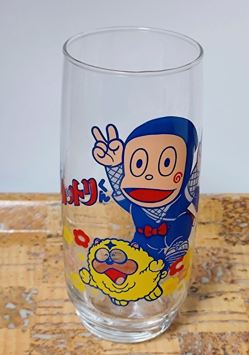 税込即決 中古品 昭和レトロ 三ツ矢サイダー アニメグラス パーマン
