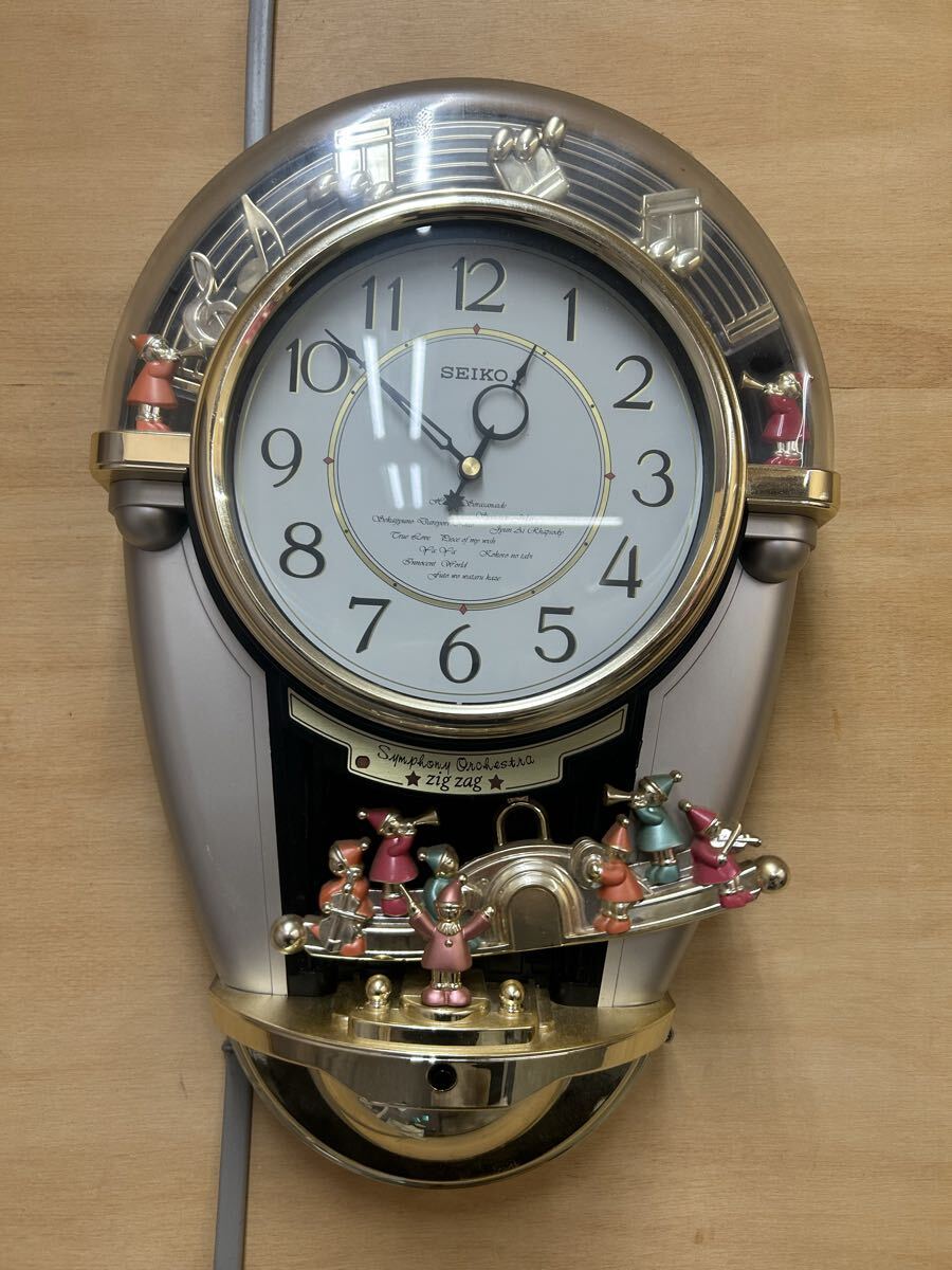 SEIKO セイコー からくり時計 AM610 G zig zag ジグザグ メロディ 10曲