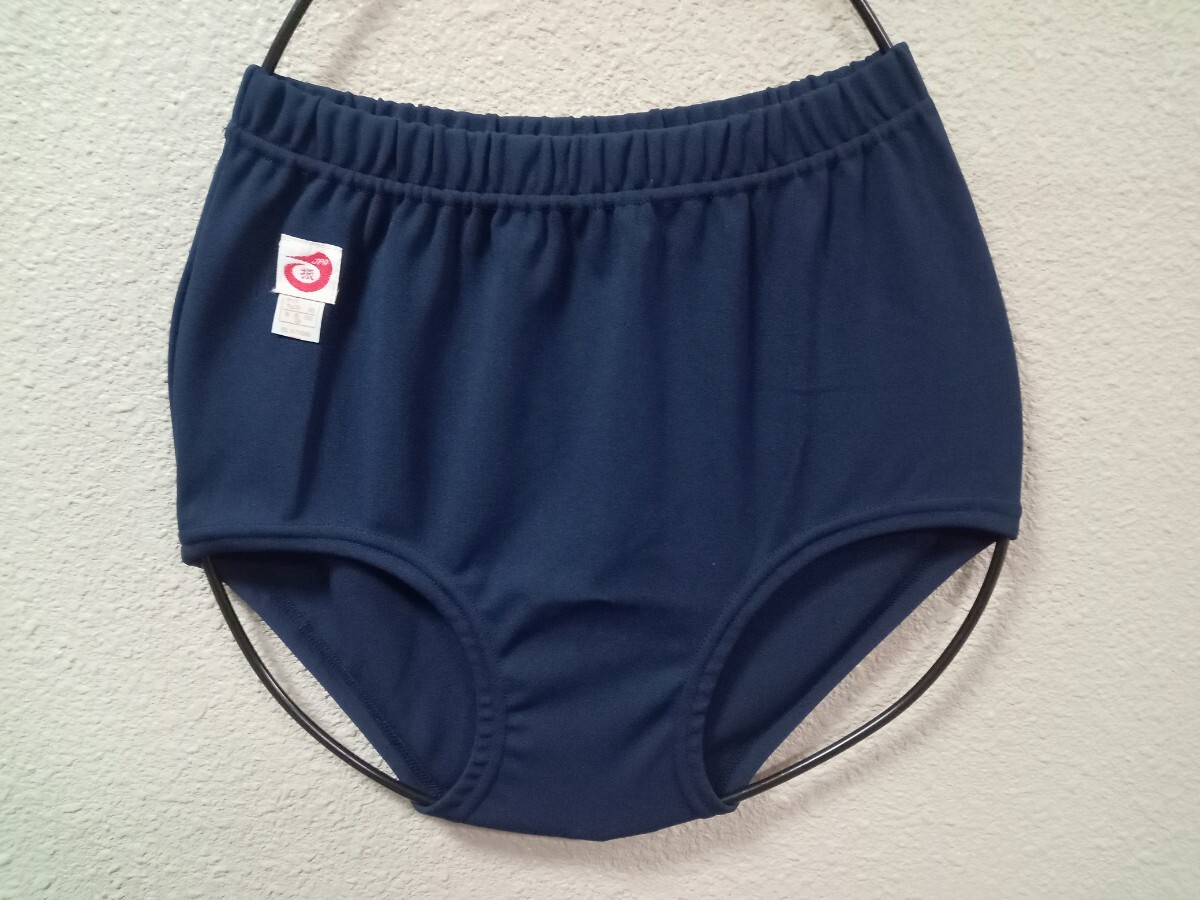 新品】【レア】カンコー 品番不明 水色＋黄色細ライン ブルマーS