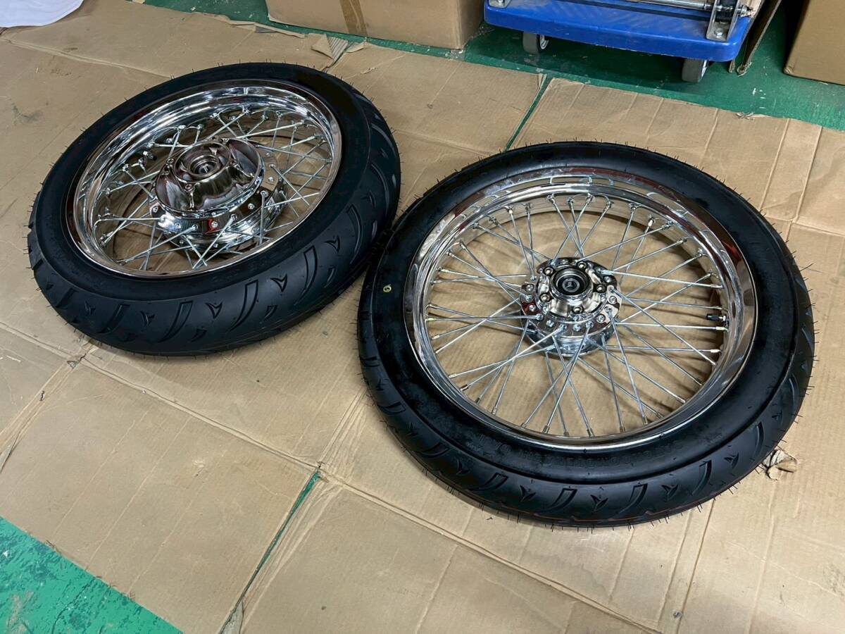 ハーレー ショベル FXB スタージス AMF純正 16” 9本スポークキャスト 