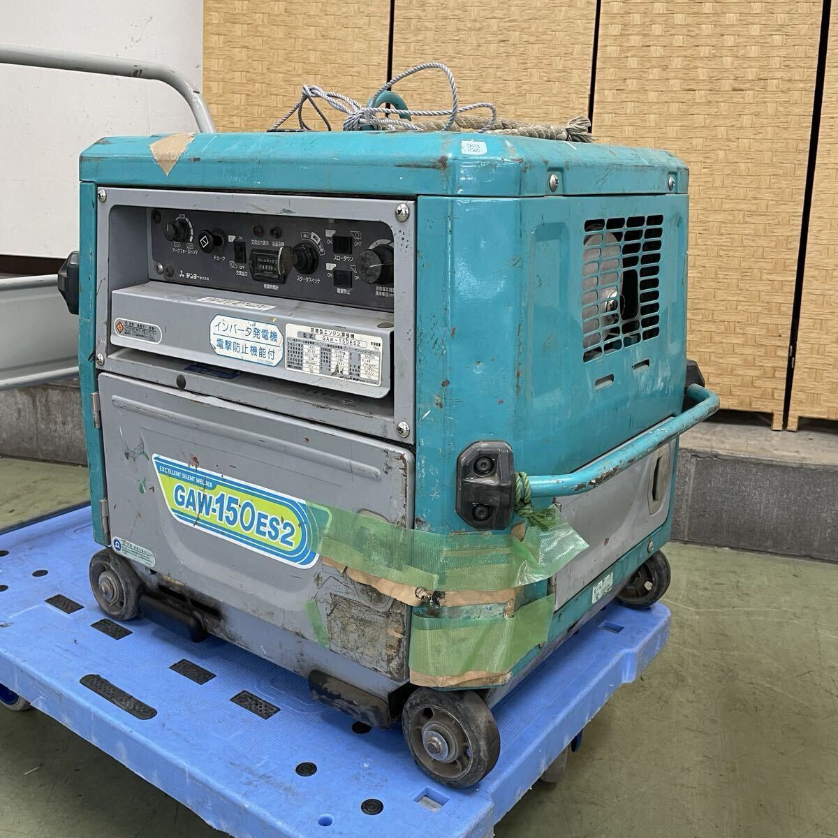 新ダイワ エンジンウェルダー インバータ発電機 EGW150MD-I 溶接機