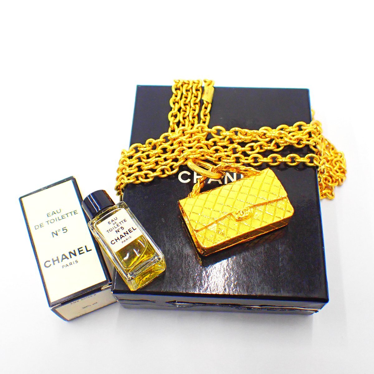 廃盤 稀少 美麗【CHANEL・シャネル】 ココマーク シリアル№ ペンダント 