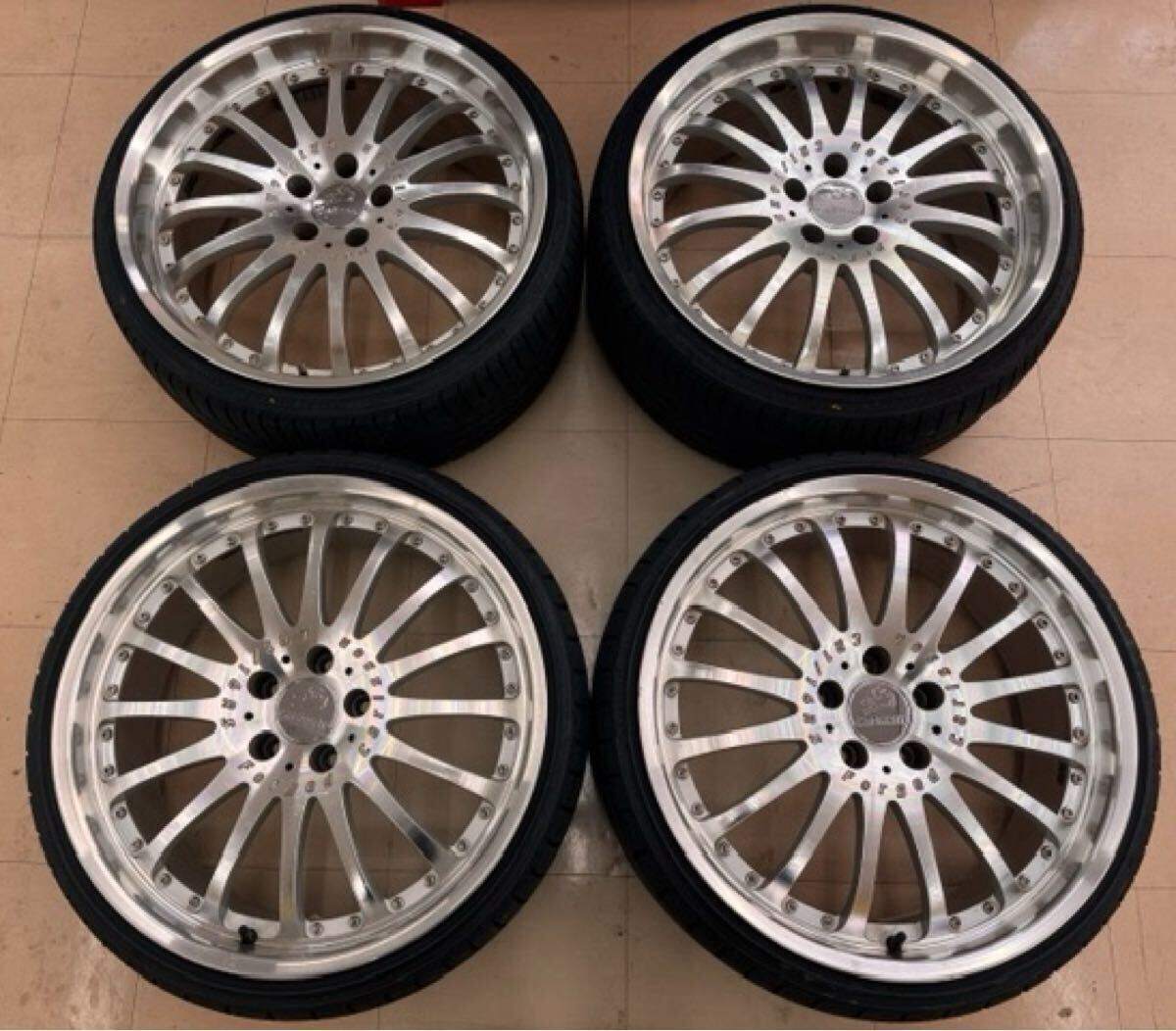 カールソン 1/16 6J PCD100 16インチ タイヤバリ山です！165/45r16の