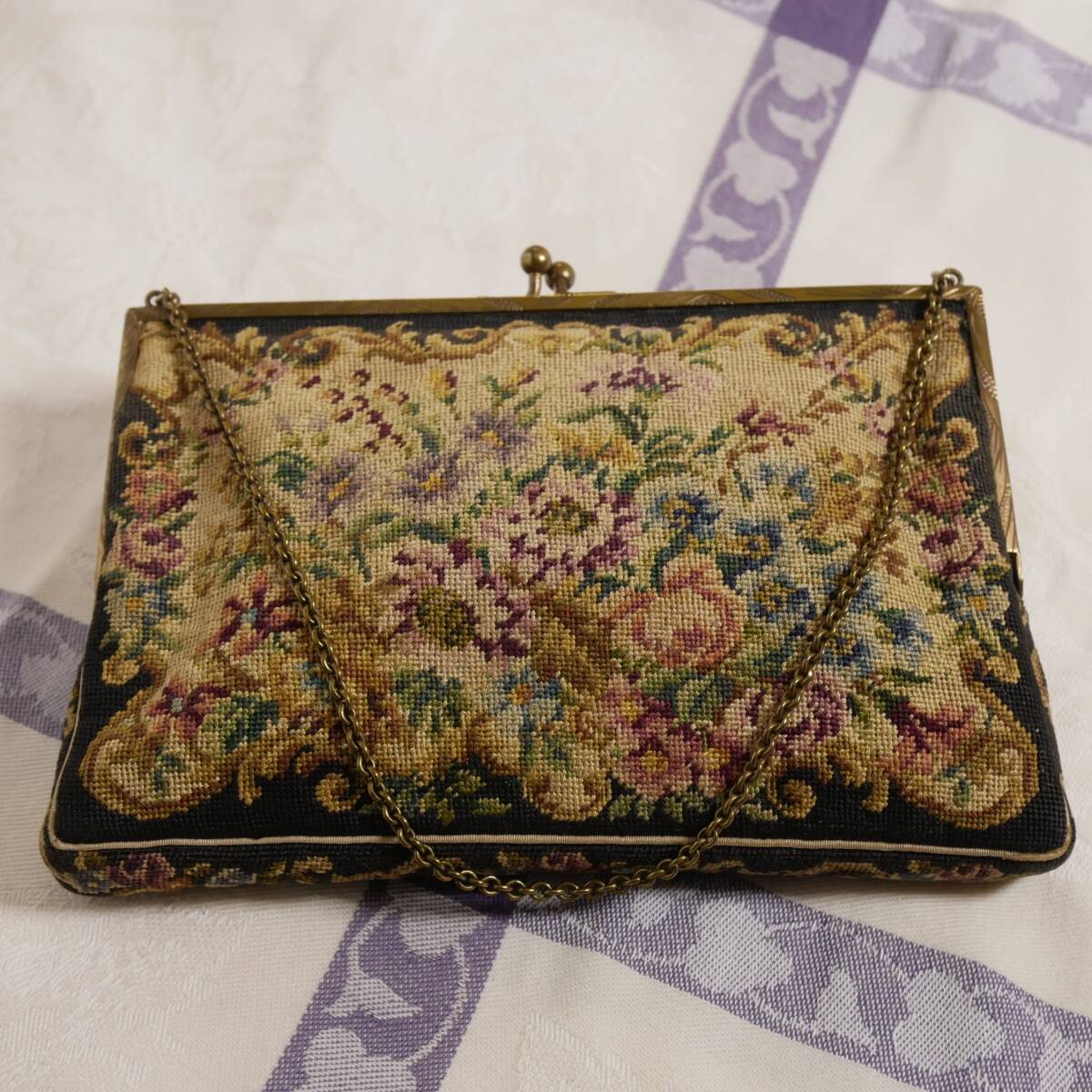 新品】未使用 プチポアン Petit Point 久家道子 ブラックレザー 二