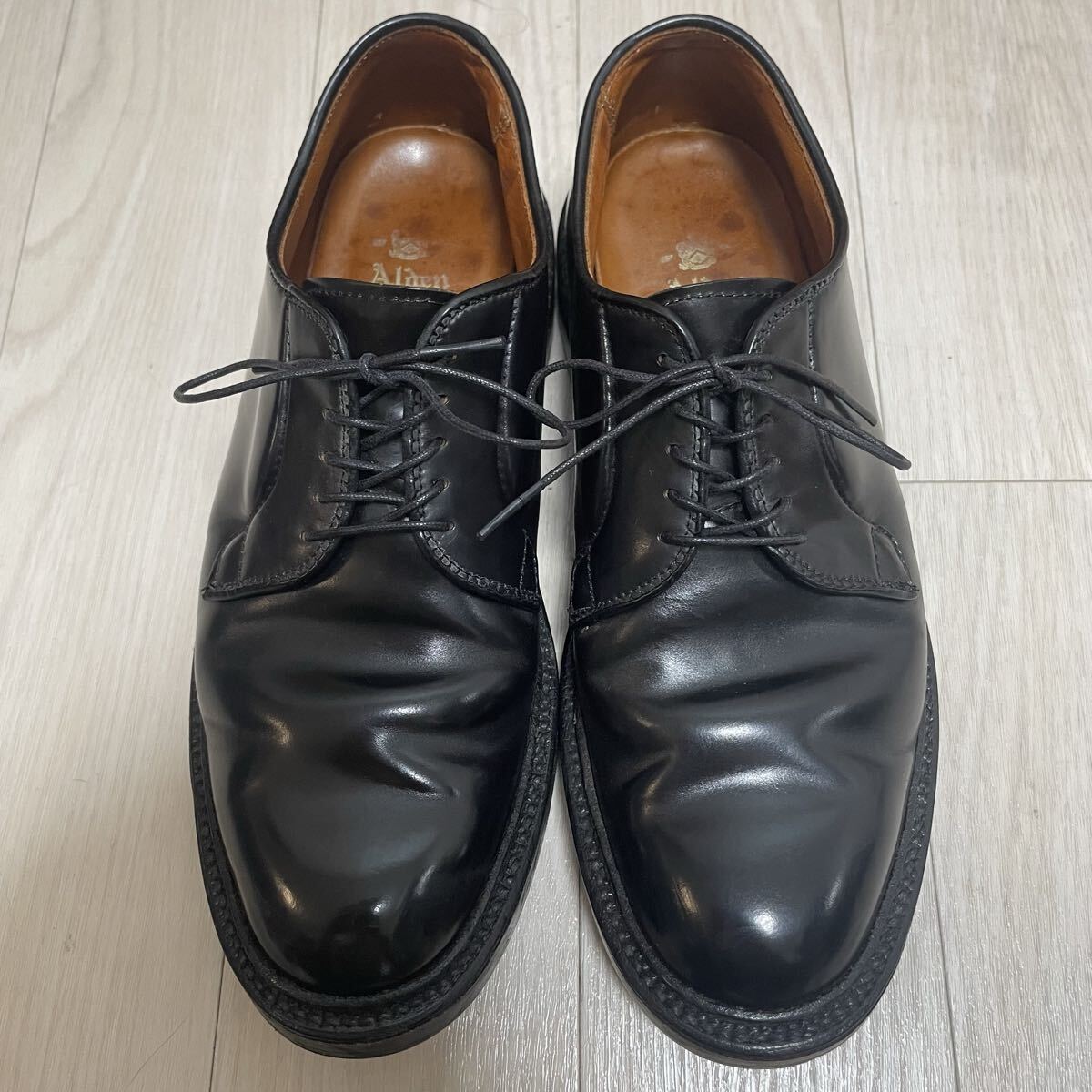 中古】即決☆Alden 655 メンズ US13≒31cm 黒☆オールデン 本革 レザー