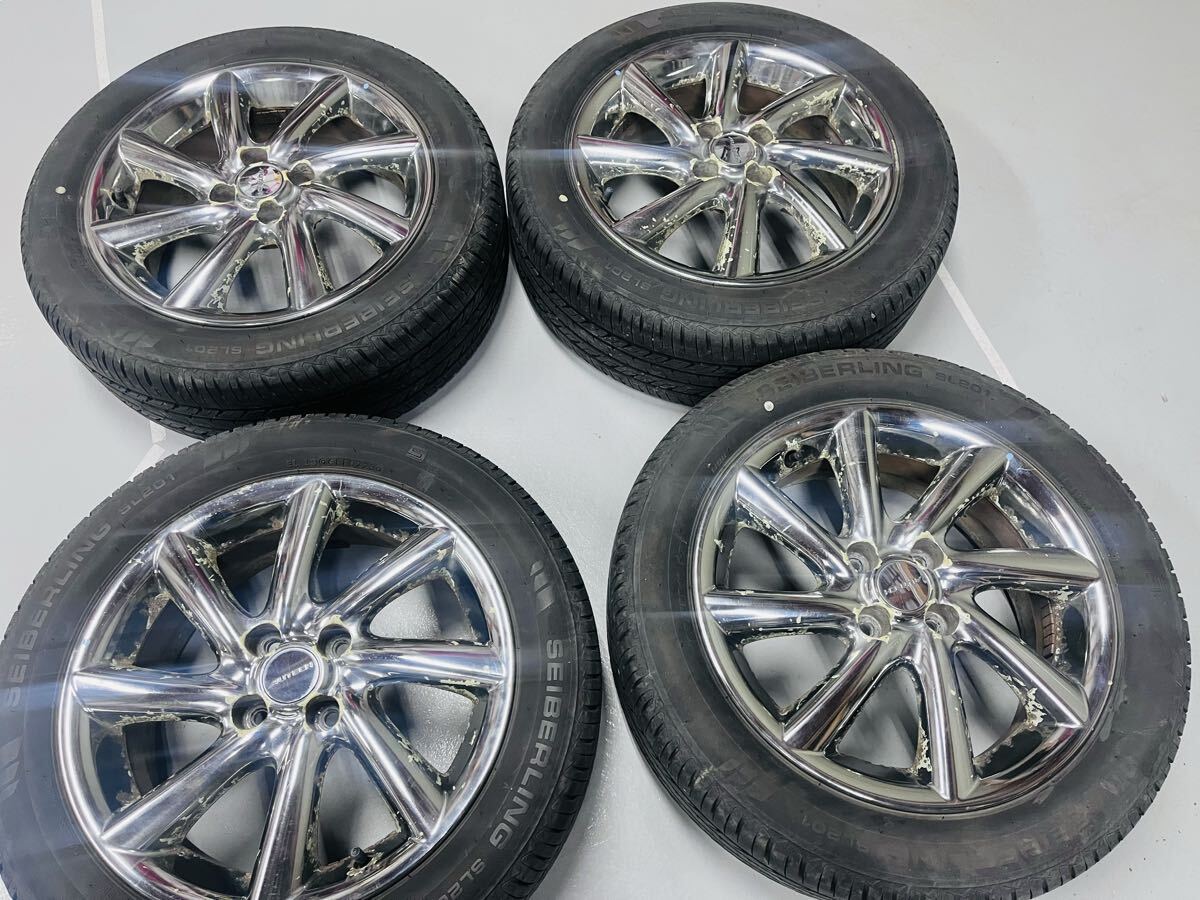 中古】セレナ C27 AUTECH 純正 アルミホイール メッキ ライダー