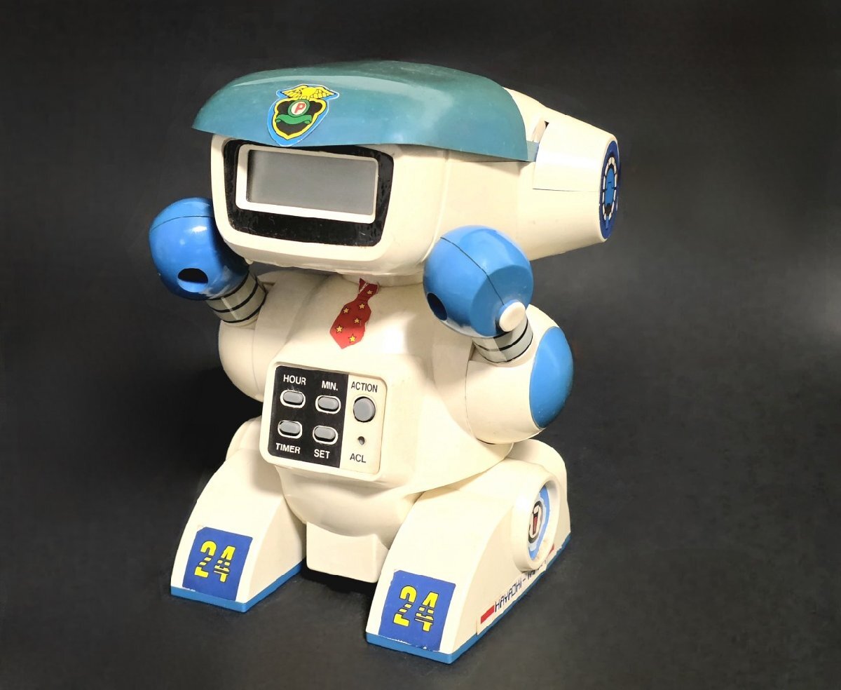 H3a壱☆【美品】TOMY トミー コックロック 目覚まし時計 アラーム