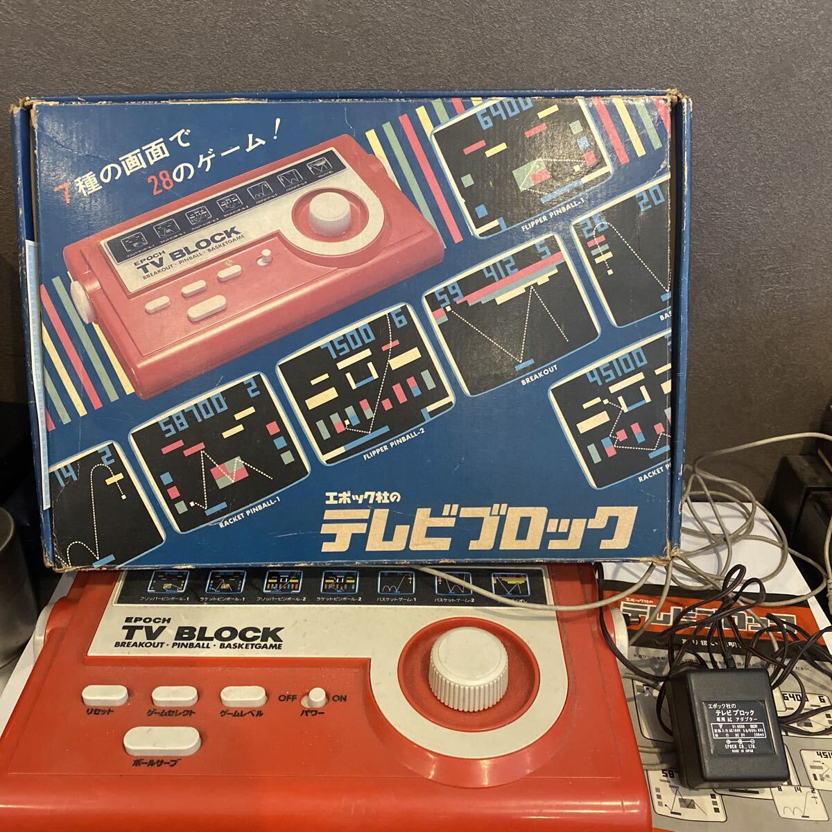 ○エポック社 EPOCH テレビブロックMB TV BLOCK レトロの落札情報詳細